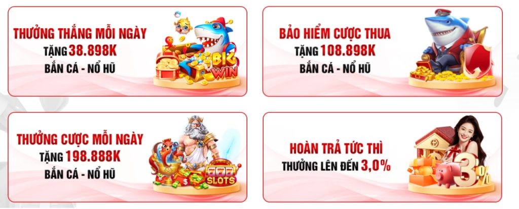 Khuyến mãi nổ hũ bắn cá