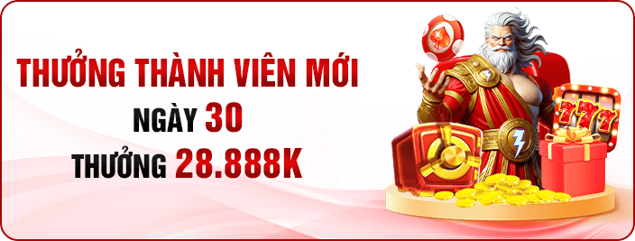 Thưởng thành viên mới ngày 30